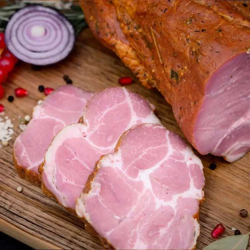 ceafa de porc afumata cu fum