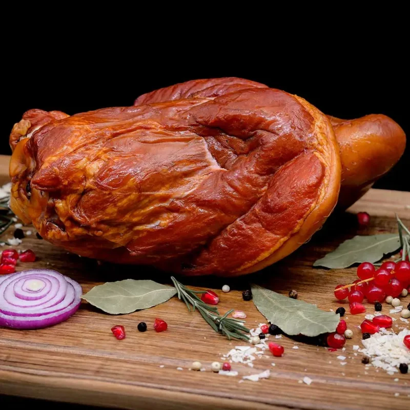 ciolan afumat de porc cu os