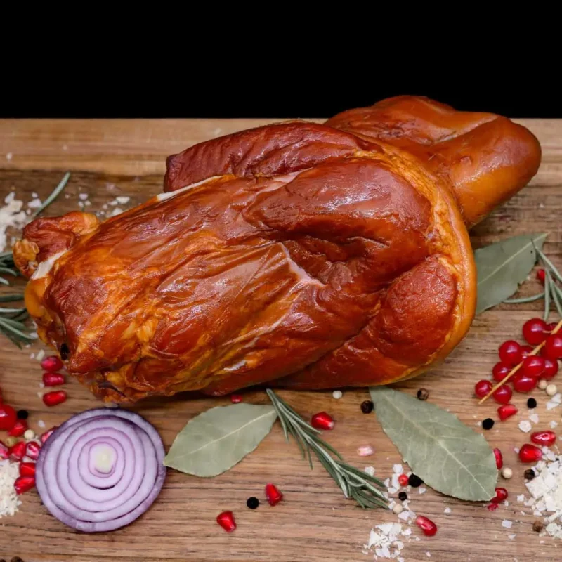 ciolan de porc cu os afumat natural